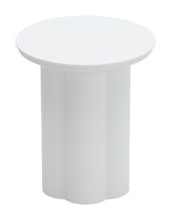 Kogur White Outdoor Side Table - Ornate Home