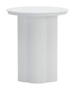 Kogur White Outdoor Side Table - Ornate Home