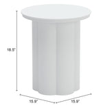 Kogur White Side Table