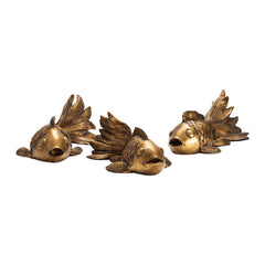 Koi Gold Statues - Ornate Home