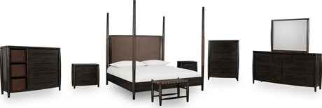 Koko Minx California King Upholstered Poster Bed - Ornate Home