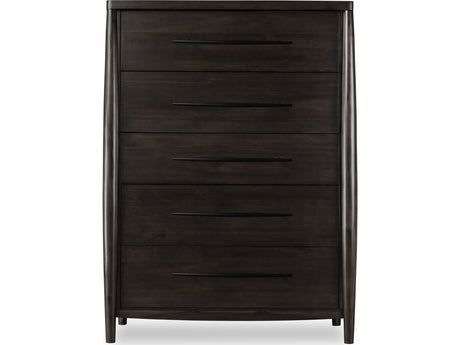 Koko Minx Five Drawer Acacia Wood Chest - Ornate Home