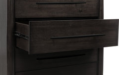 Koko Minx Five Drawer Acacia Wood Chest - Ornate Home
