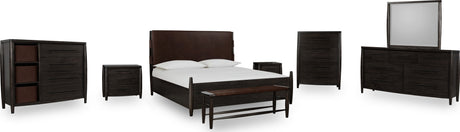 Koko Minx King Upholstered Panel Bed - Ornate Home