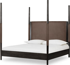 Koko Minx Queen Upholstered Poster Bed - Ornate Home
