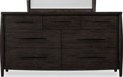 Koko Minx Seven Drawer Acacia Wood Dresser - Ornate Home