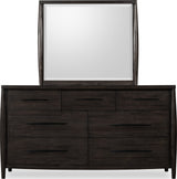 Koko Minx Seven Drawer Acacia Wood Dresser - Ornate Home