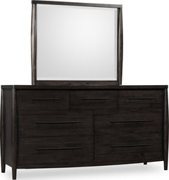 Koko Minx Seven Drawer Acacia Wood Dresser - Ornate Home