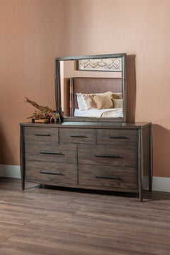 Koko Minx Seven Drawer Acacia Wood Dresser - Ornate Home