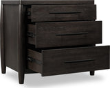 Koko Minx Three Drawer Nightstand with Cord Management - Ornate Home