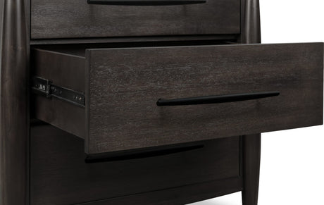 Koko Minx Three Drawer Nightstand with Cord Management - Ornate Home