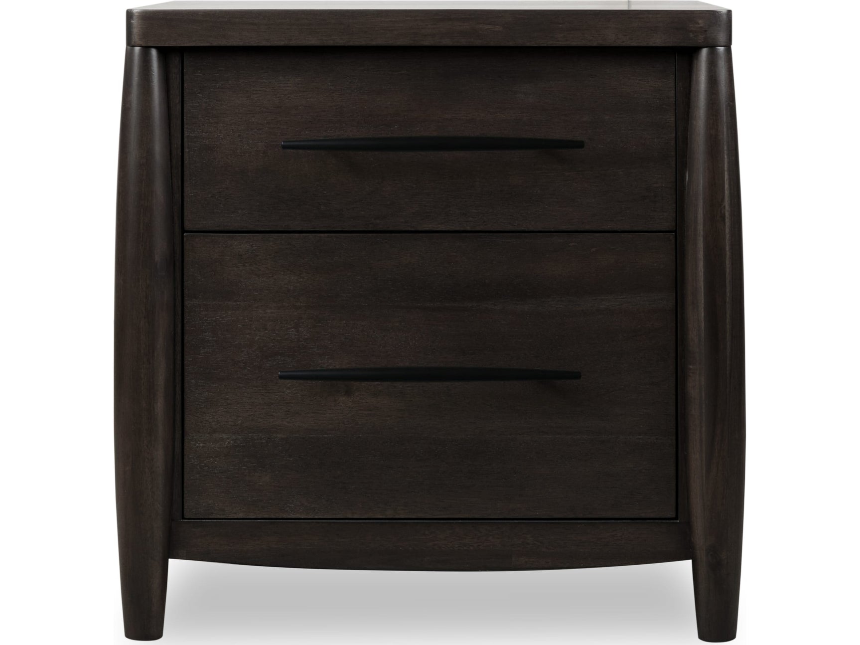 Koko Minx Two Drawer Nightstand with Cord Management - Ornate Home