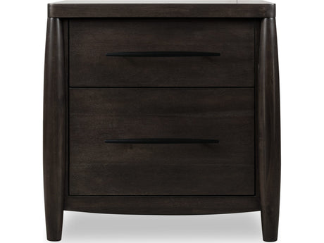 Koko Minx Two Drawer Nightstand with Cord Management - Ornate Home