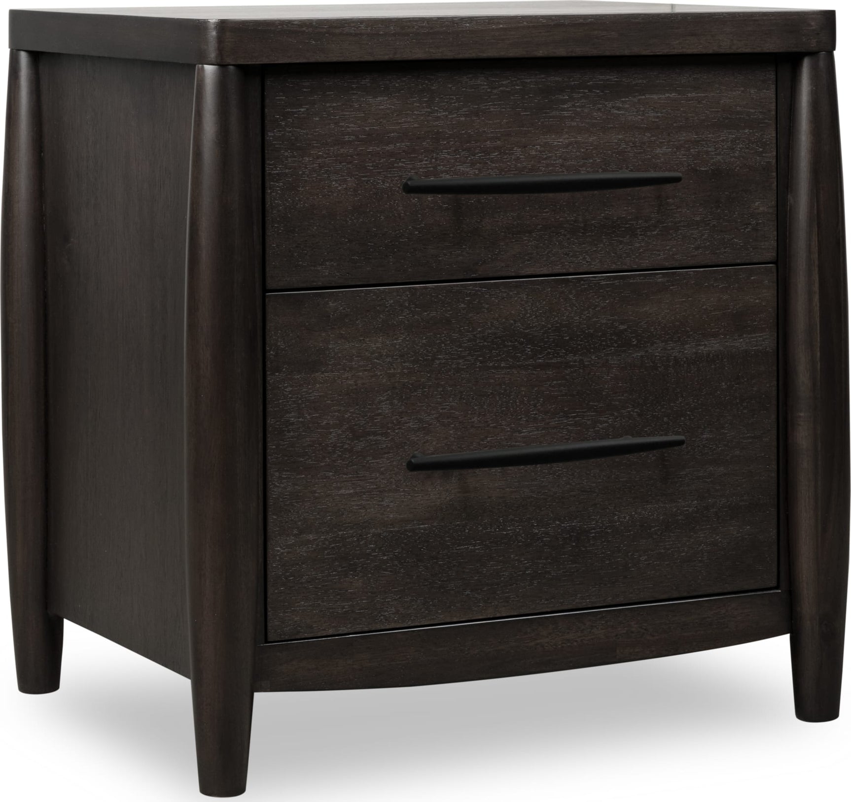 Koko Minx Two Drawer Nightstand with Cord Management - Ornate Home