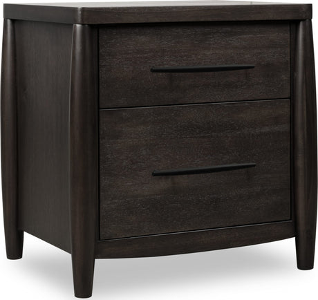 Koko Minx Two Drawer Nightstand with Cord Management - Ornate Home