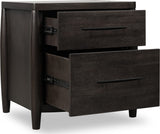 Koko Minx Two Drawer Nightstand with Cord Management - Ornate Home