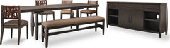 Koko Minx Upholstered Dining Bench - Ornate Home