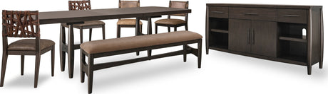 Koko Minx Upholstered Dining Bench - Ornate Home