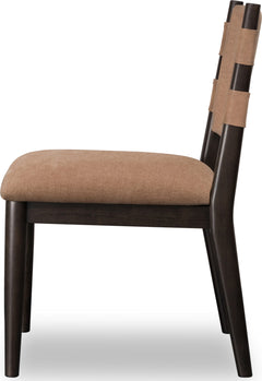 Koko Porcini/Minx Chenille Upholstered Dining Chair (Set of 2) - Ornate Home