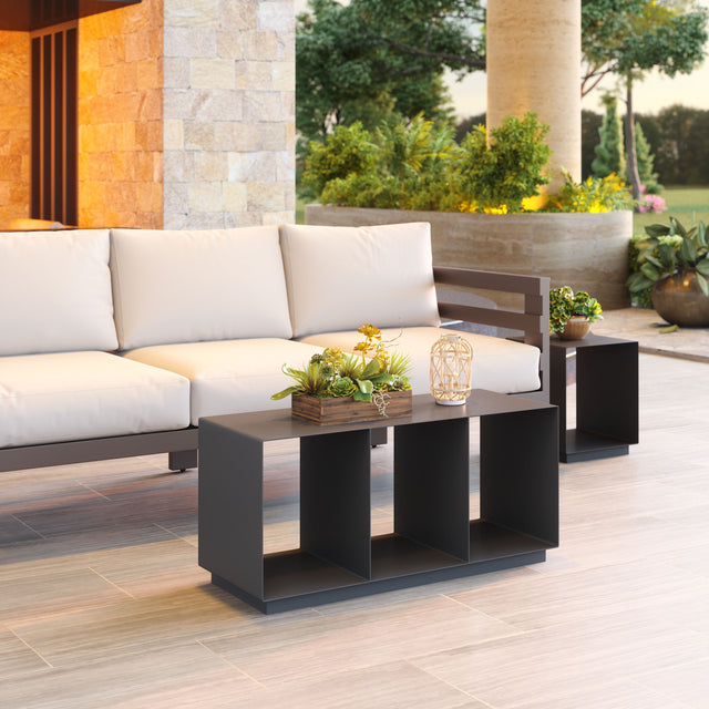 Kokos Charcoal Coffee Table - Ornate Home