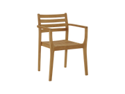 Kolding Teak Outdoor Dining Stacking Armchair (Set of 4) - Ornate Home