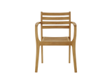 Kolding Teak Outdoor Dining Stacking Armchair (Set of 4) - Ornate Home