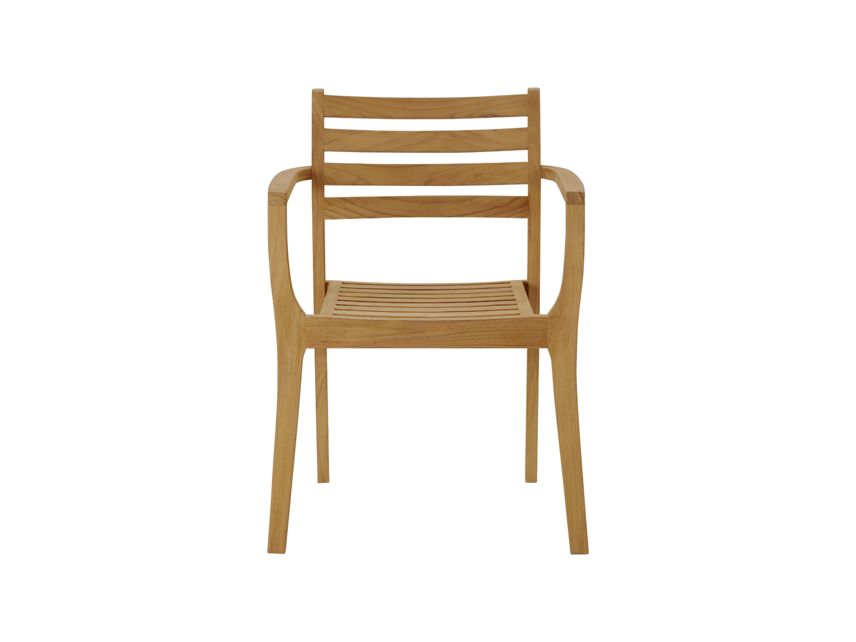 Kolding Teak Outdoor Dining Stacking Armchair (Set of 4) - Ornate Home