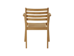 Kolding Teak Outdoor Dining Stacking Armchair (Set of 4) - Ornate Home
