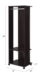 Kolen Espresso Hall Tree - Ornate Home