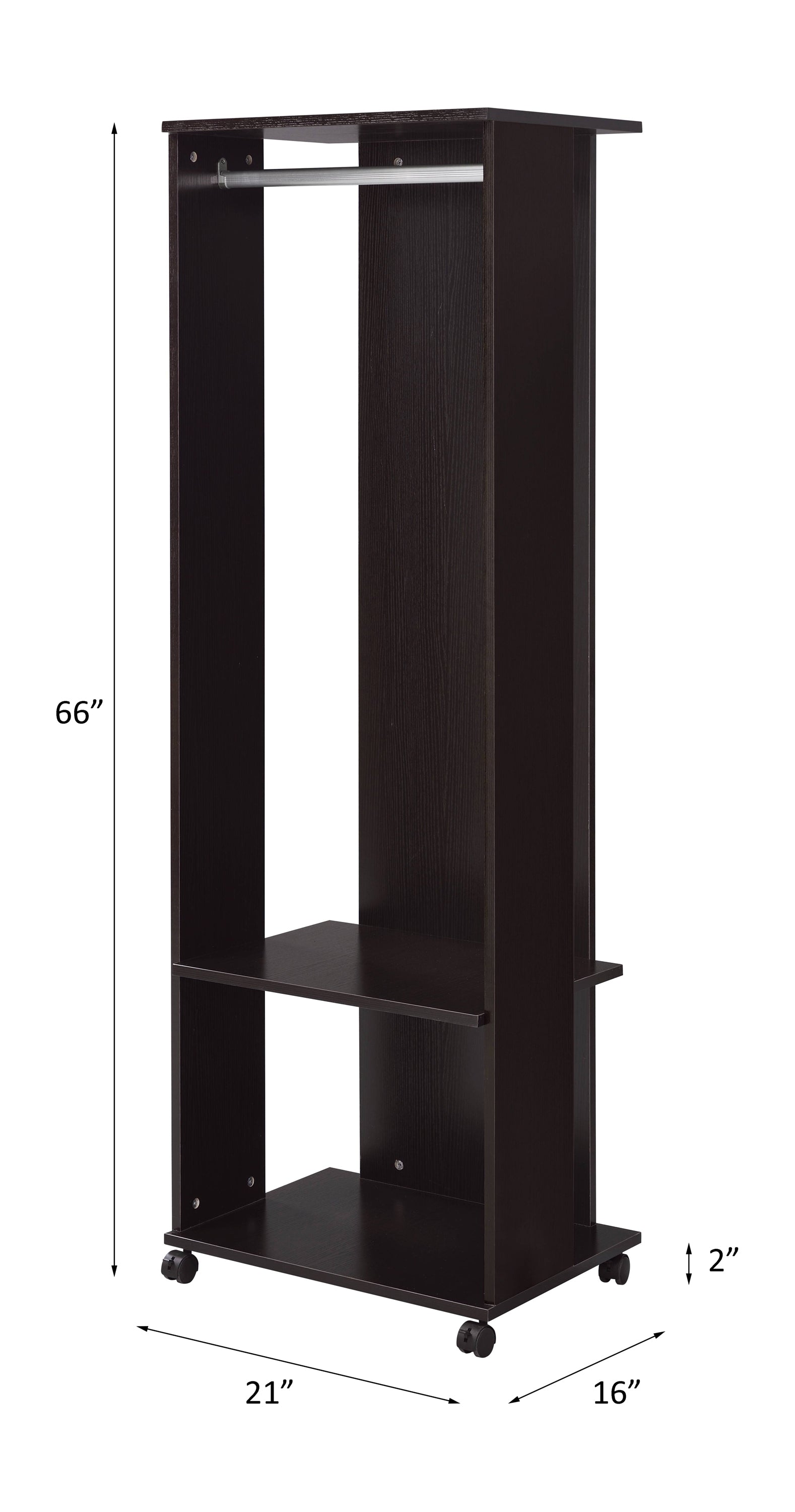 Kolen Espresso Hall Tree - Ornate Home