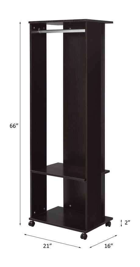 Kolen Espresso Hall Tree - Ornate Home