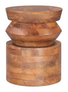 Kollam Walnut Side Table - Ornate Home