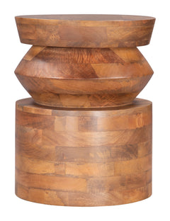 Kollam Walnut Side Table - Ornate Home