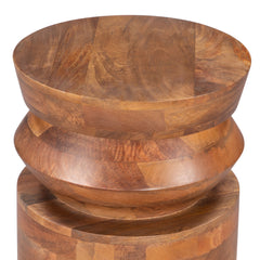Kollam Walnut Side Table - Ornate Home