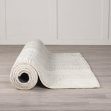 Kolt Gray/Beige 5x8 Neutral Geometric Patterned Wool Area Rug - Ornate Home