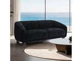 Kolvere Black Loveseat - Ornate Home
