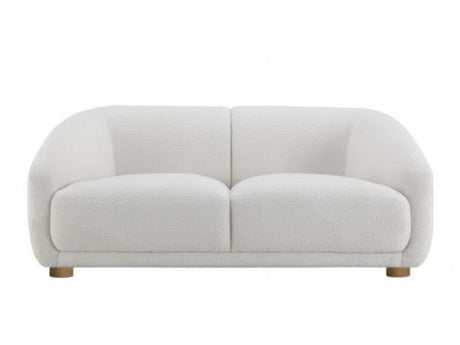 Kolvere White Loveseat - Ornate Home