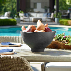 Komorebi Black Indoor-Outdoor Bowl - Ornate Home