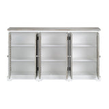 Kona Beach White/Brown Six-Door Sideboard - Ornate Home