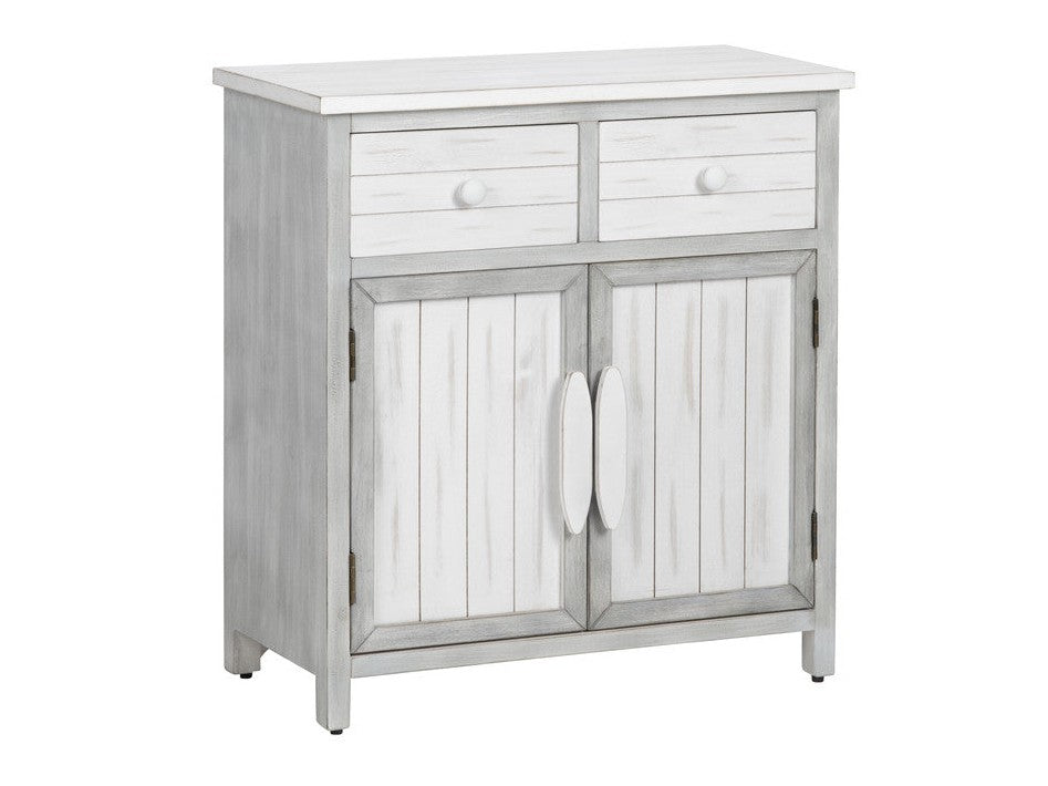 Kona Beach White/Tan Cabinet - Ornate Home