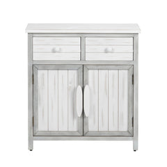 Kona Beach White/Tan Cabinet - Ornate Home