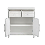 Kona Beach White/Tan Cabinet - Ornate Home
