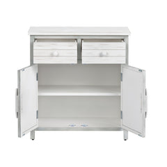 Kona Beach White/Tan Cabinet - Ornate Home