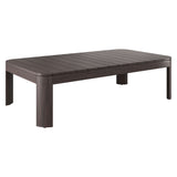 Kona Dark Brown 47 Inch Outdoor Teak Wood Coffee Table