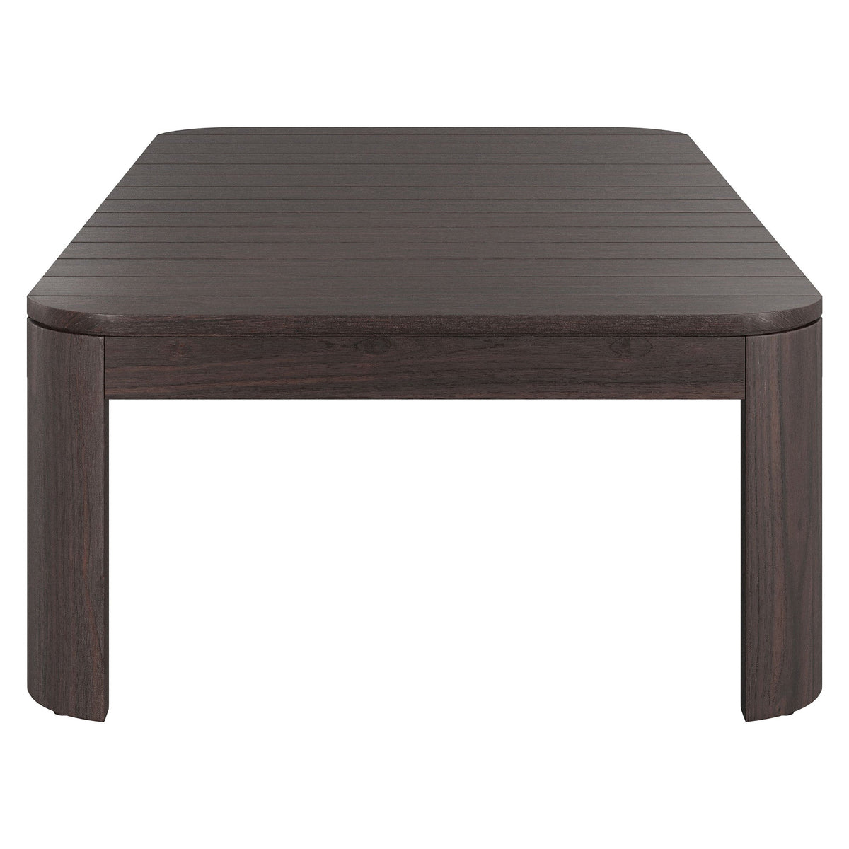 Kona Dark Brown 47 Inch Outdoor Teak Wood Coffee Table