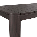 Kona Dark Brown 47 Inch Outdoor Teak Wood Coffee Table