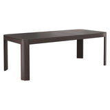 Kona Dark Brown 87 Inch Outdoor Teak Wood Dining Table