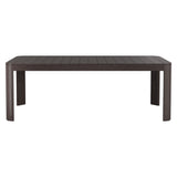 Kona Dark Brown 87 Inch Outdoor Teak Wood Dining Table