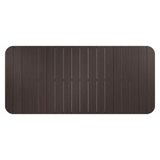 Kona Dark Brown 87 Inch Outdoor Teak Wood Dining Table
