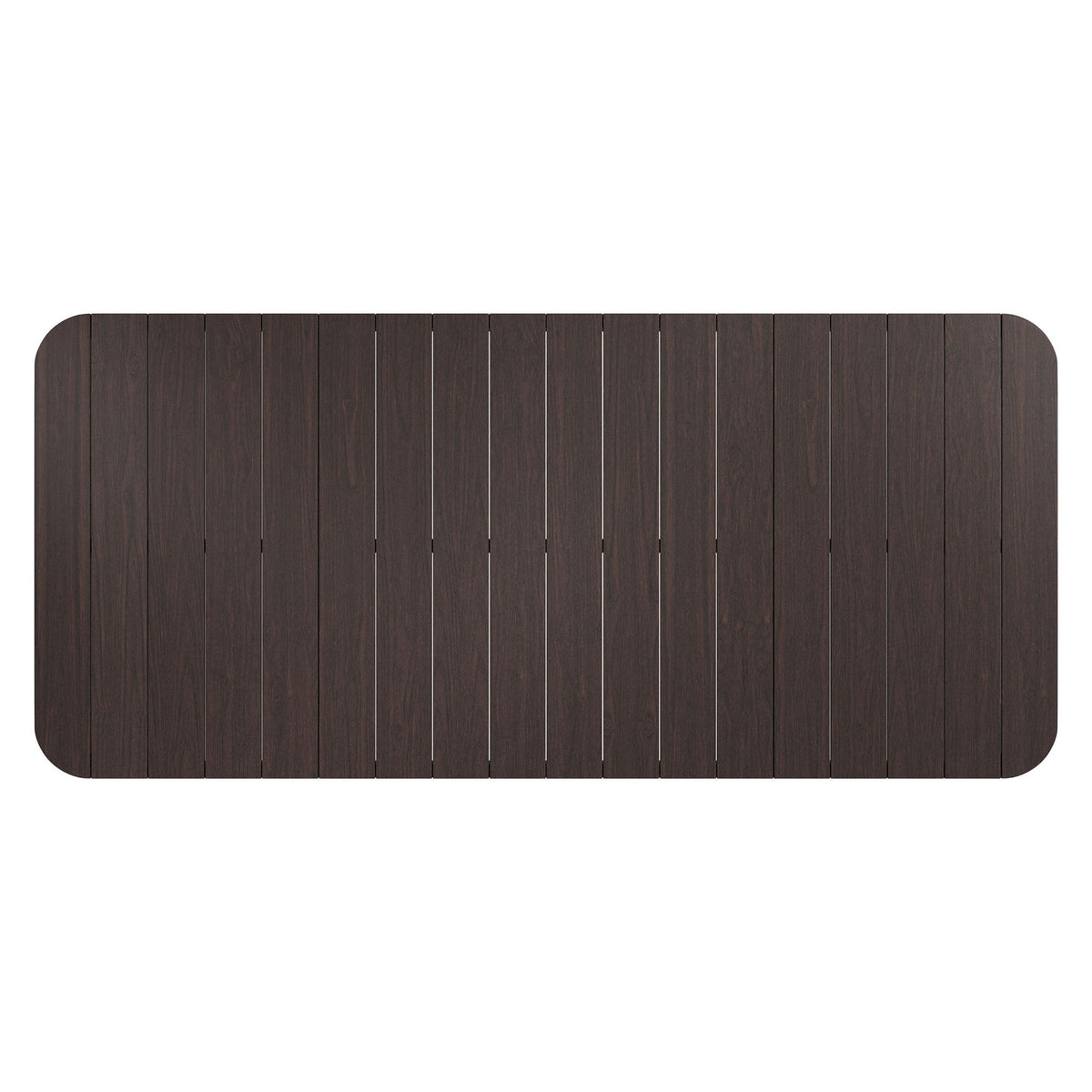 Kona Dark Brown 87 Inch Outdoor Teak Wood Dining Table
